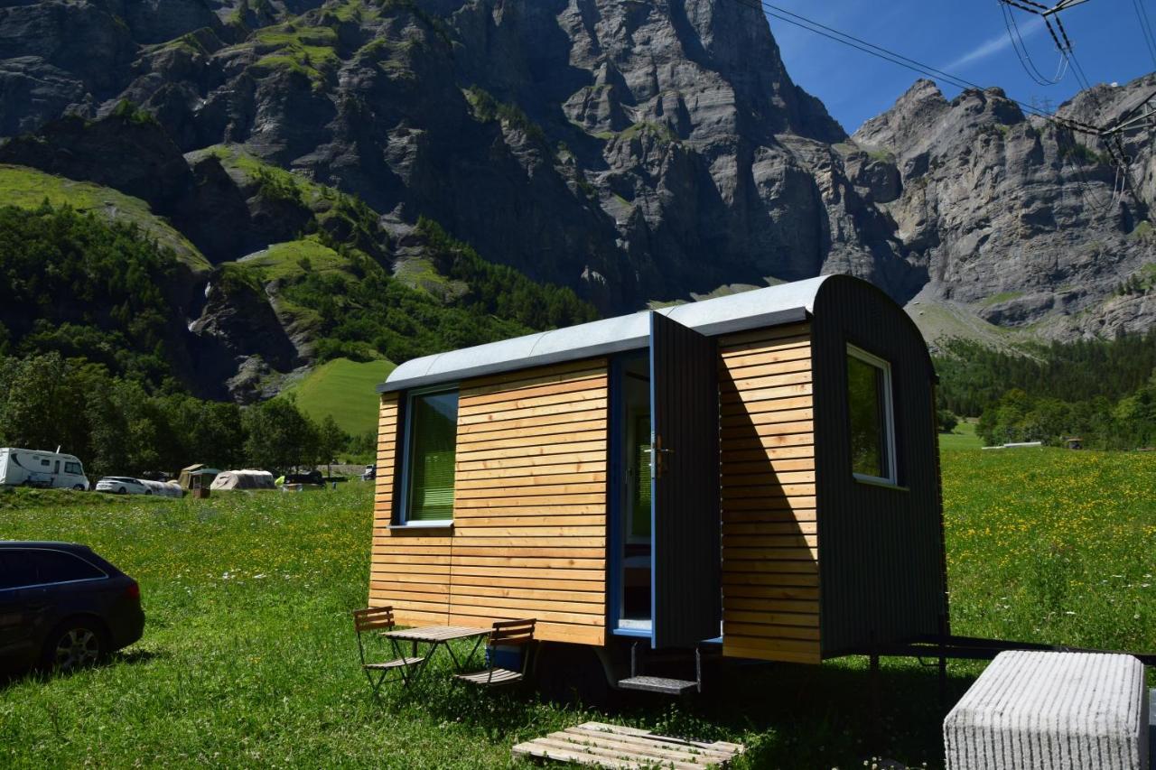 Campingplatz Mit Restaurant & Sportarena Leukerbad Zewnętrze zdjęcie